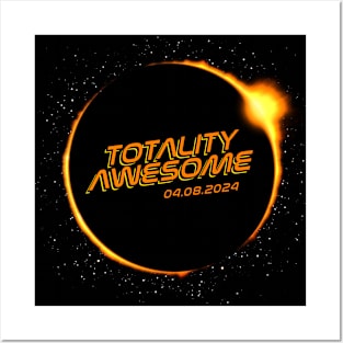 Solar Eclipse 2024 Totality Awesome Posters and Art